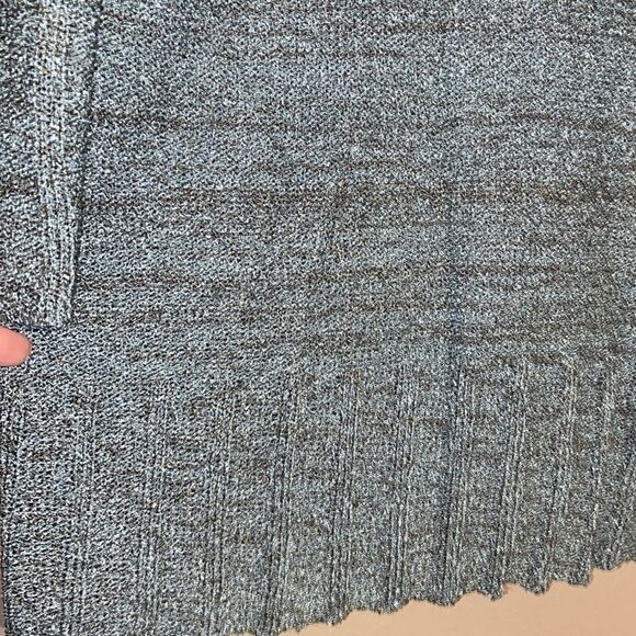 Ladies Brenda French for French Rags Turquoise and gray Cardigan size Large - Picture 8 of 11